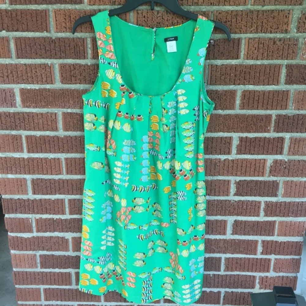 J.Crew size 4 tropical fish sundress